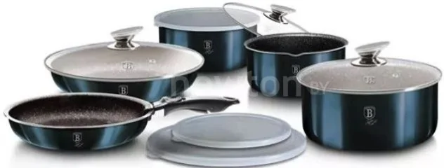 Набор кастрюль Berlinger Haus Aquamarine Metallic Line BH-6101