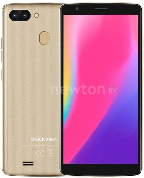 Телефон Blackview A20 Pro (золотистый)