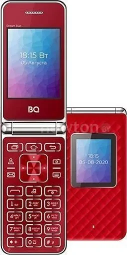 Телефон BQ-Mobile BQ-2446 Dream Duo (красный)