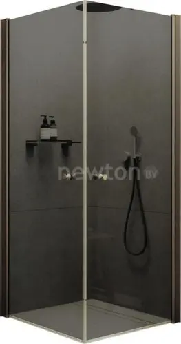 Душевой уголок MaybahGlass MGY-1300-2 (графитовое стекло/бронзовый)