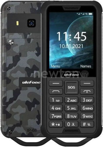 Телефон Ulefone Armor Mini 2 (серый камуфляж)