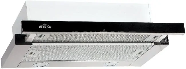 Кухонная вытяжка Elikor Интегра Glass 45Н-400-В2Г (нержавеющая сталь/черный)