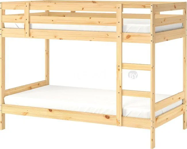 Двухъярусная кровать Ikea Мидал 200x90 (сосна) 203.654.28