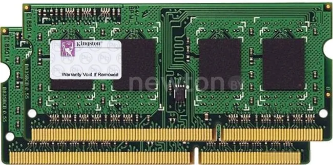 Оперативная память Kingston ValueRAM 2x4GB KIT DDR3 SO-DIMM PC3-10600 (KVR13S9S8K2/8)