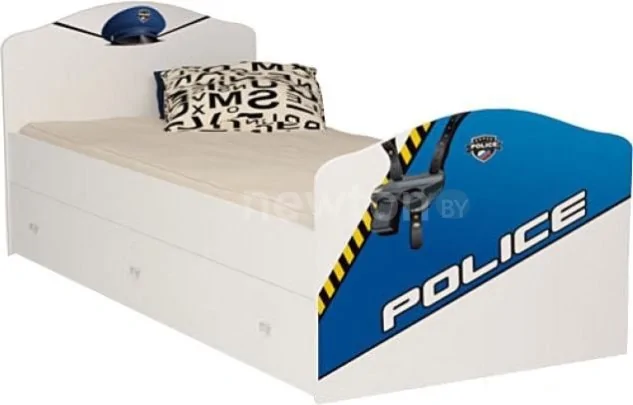 Кровать ABC-King Police 190x90 PC-1002-190