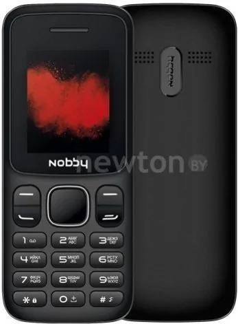 Телефон Nobby 100 (черный/серый)