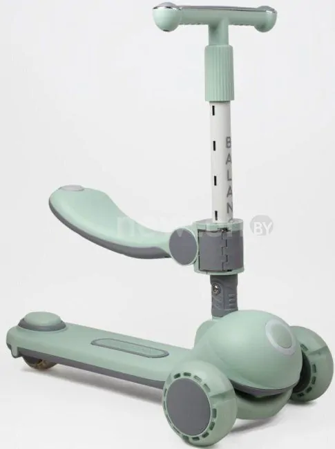 Трехколесный самокат Amarobaby Balance AB23-27BAL/13 (зеленый)