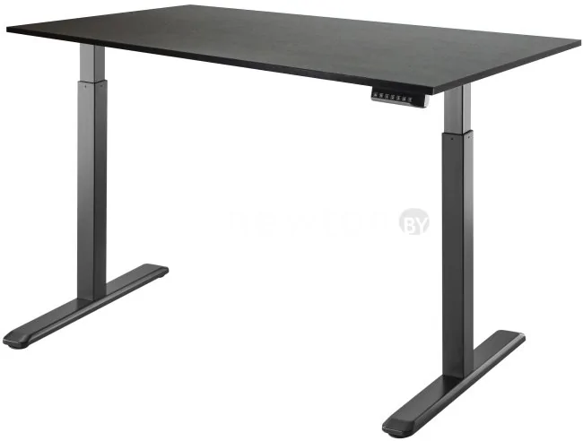Стол для работы стоя ErgoSmart Electric Desk 1380x800x18 мм (дуб мореный/черный)