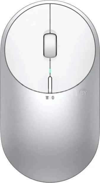 Мышь Xiaomi Mi Portable Mouse 2 (серебристый/белый)