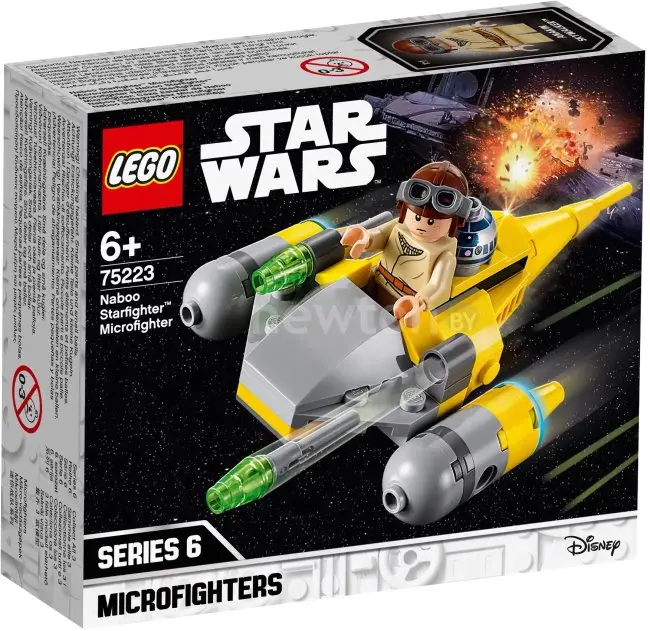 Конструктор LEGO Star Wars 75223 Микрофайтеры: Истребитель с планеты Набу