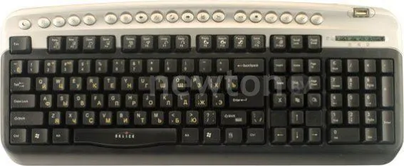 Клавиатура Oklick 320 M Multimedia Keyboard Silver