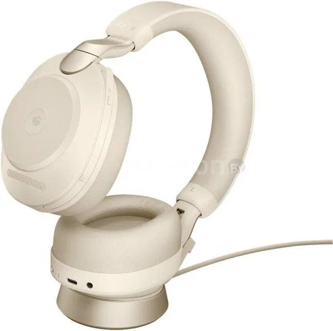Офисная гарнитура Jabra Evolve2 85 USB-A MS (бежевый, с зарядной базой)