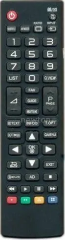 Универсальный пульт ДУ Huayu RM-L1162 для LG universal