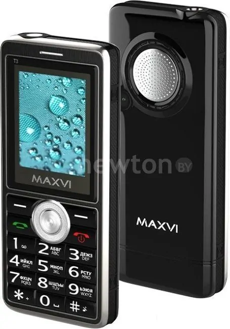 Телефон Maxvi T3 (черный)