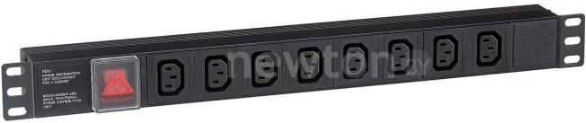 Блок розеток ExeGate ServerPro PDU-19H808 Al-8С13-C14-SW