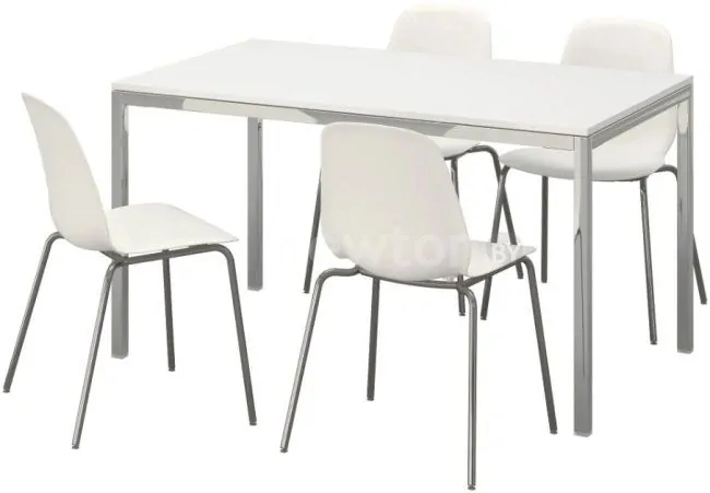 Обеденная группа Ikea Торсби/Лейф-Арне (белый) 092.297.86