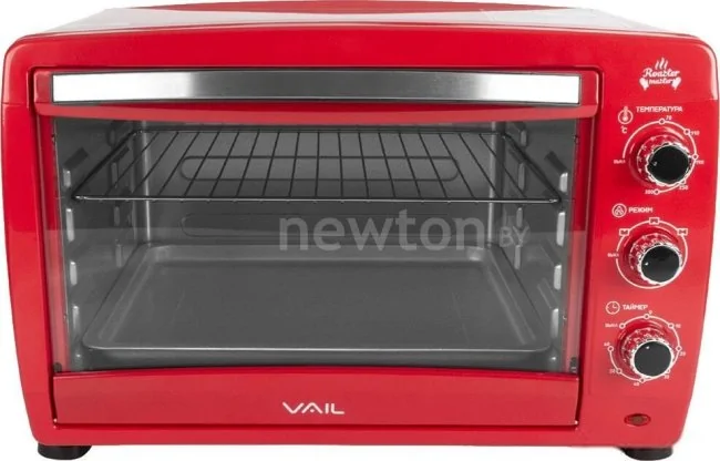 Мини-печь Vail VL-5001 (красный)