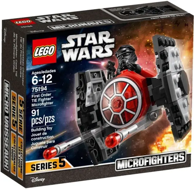 Конструктор LEGO Star Wars 75194 Микрофайтер Истребитель Сид Первого ордена