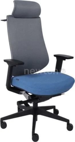 Офисное кресло AksHome Dynamic (серый/синий/черный полиамид)