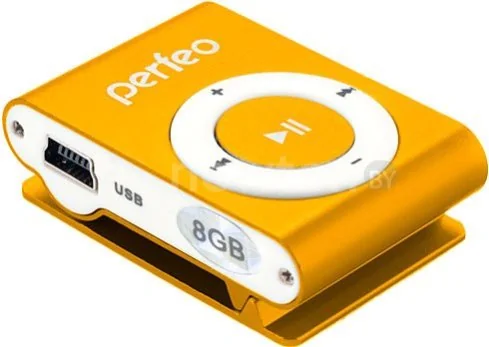 MP3 плеер Perfeo VI-M001-8GB Music Clip Titanium Orange