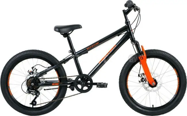 Детский велосипед Altair MTB HT 20 2.0 disc (черный, 2020)
