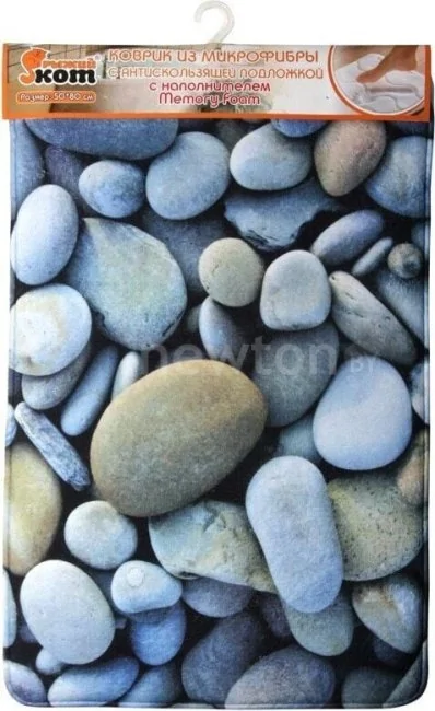 Коврик для ванной Рыжий кот Галька Mat-Pebbles-MF 000875