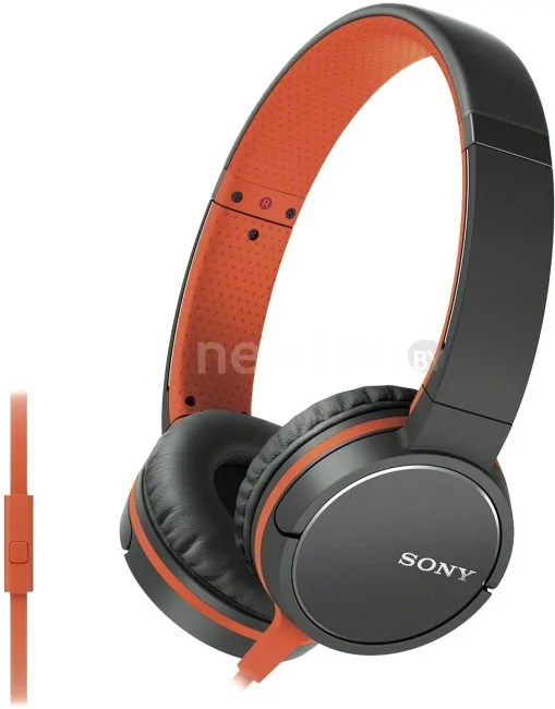 Наушники с микрофоном Sony MDR-ZX660AP (оранжевый)