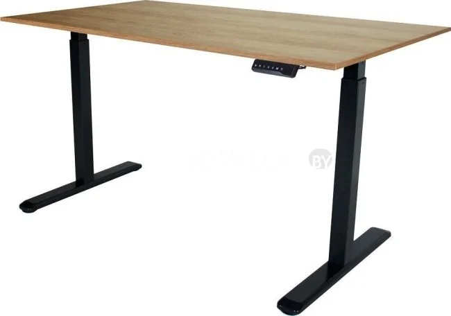 Стол для работы стоя ErgoSmart Electric Desk Compact (дуб натуральный/черный)