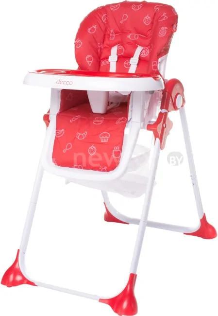 Стульчик для кормления 4baby Decco (красный)