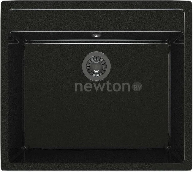 Кухонная мойка Maxstone MS-21 (черный металлик глянец)