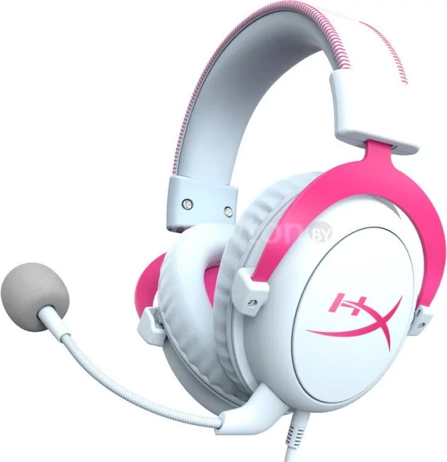 Наушники HyperX Cloud II (белый/розовый)