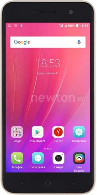 Телефон ZTE Blade A520 (золотистый)