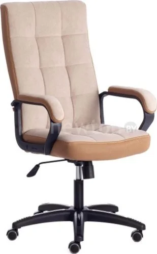 Офисное кресло TetChair Trendy (флок, бежевый/бронзовый)