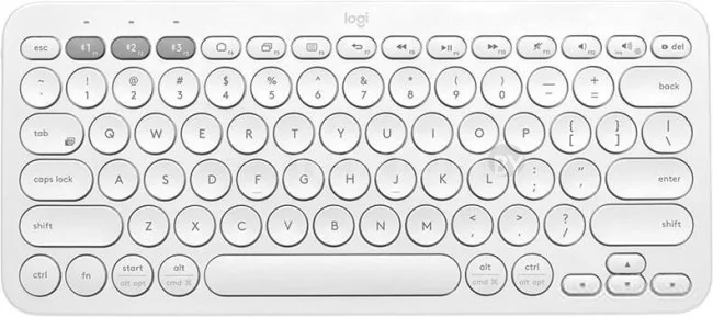 Клавиатура Logitech Multi-Device K380 Bluetooth (белый, нет кириллицы)