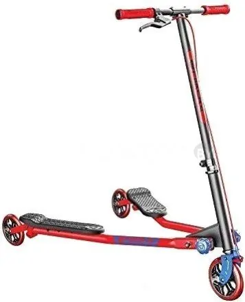 Трехколесный самокат Yvolution Fliker Air A3 (красный/синий)