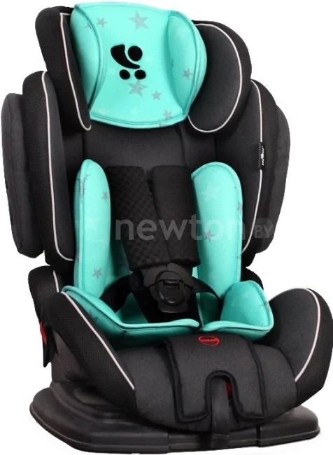 Детское автокресло Lorelli Magic+SPS Premium 2019 (черный/зеленый со звездами)