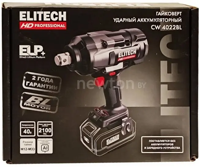 Гайковерт ELITECH CW 4022BL HD E2201.073.00 (без АКБ)