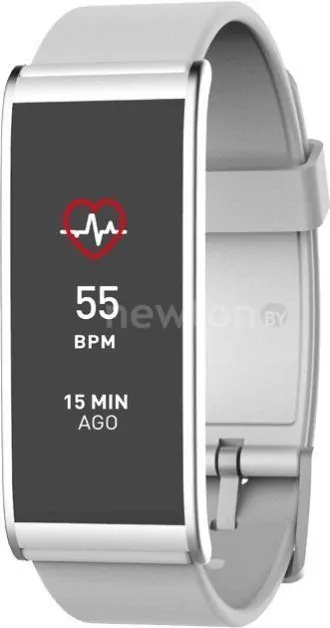 Фитнес-браслет MyKronoz ZeFit 4 HR (серебристый/белый)