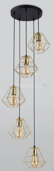 Подвесная люстра Евросвет Diamond Gold 2576