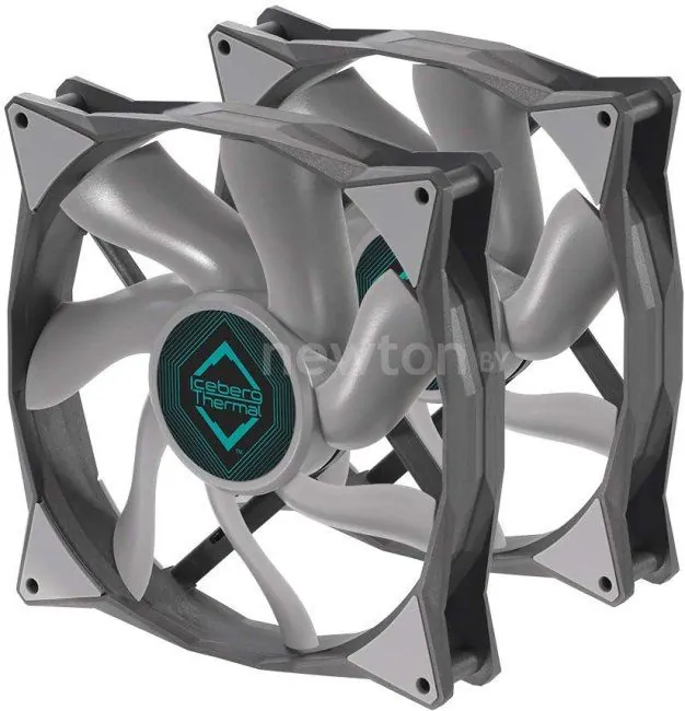 Комплект вентиляторов для корпуса Iceberg Thermal IceGALE 140mm 2-pack (серый)