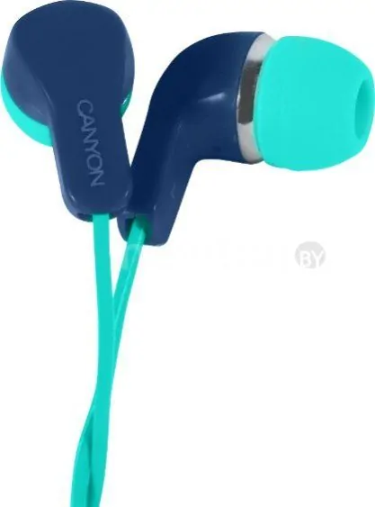 Наушники с микрофоном Canyon CNS-CEPM02GBL (зеленый/синий)