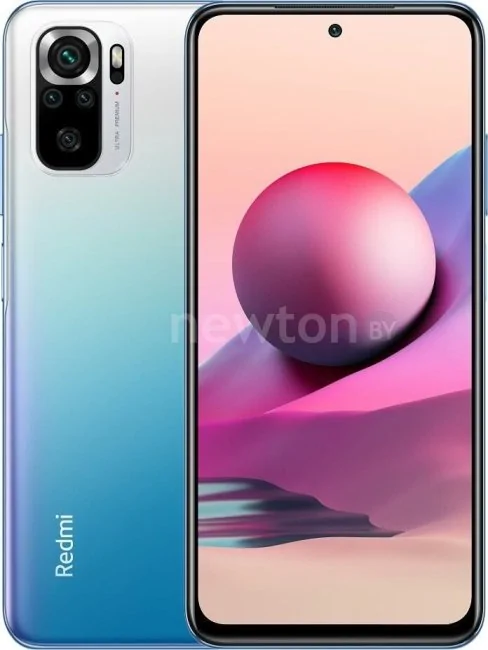 Телефон Xiaomi Redmi Note 10S 6GB/128GB с NFC (синий океан)