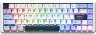 Клавиатура Ajazz AK680 Max (8+1K) (белый/голубой/темно-синий)