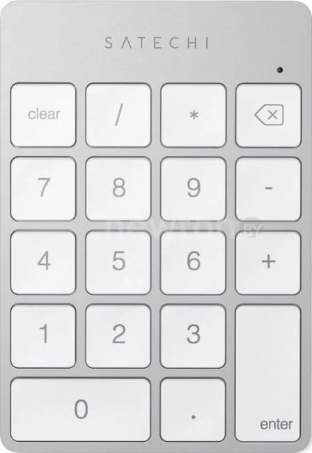 Цифровой блок Satechi Aluminum Slim Rechargeable Bluetooth Keypad (серебристый)