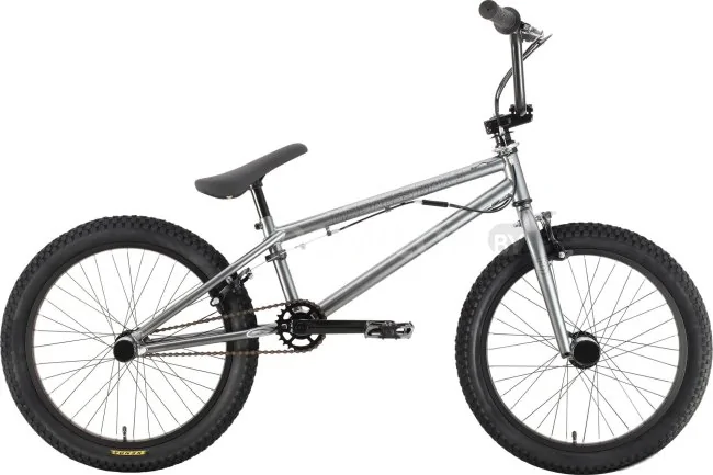 Велосипед Stark Madness BMX 3 2021 (серебристый/черный)