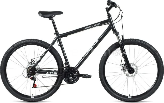 Велосипед Altair MTB HT 27.5 2.0 disc р.19 2021 (черный/серый)