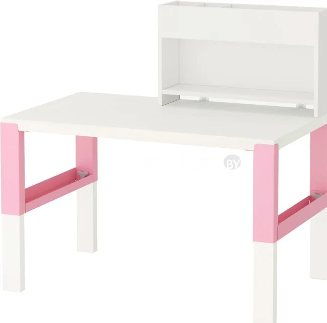 Стол Ikea Поль (белый/розовый) 492.512.71