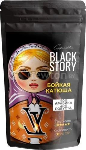 Кофе Blackstory Бойкая Катюша зерновой 1кг