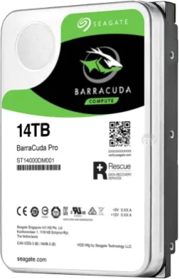 Жесткий диск Seagate Barracuda Pro 14TB ST14000DM001