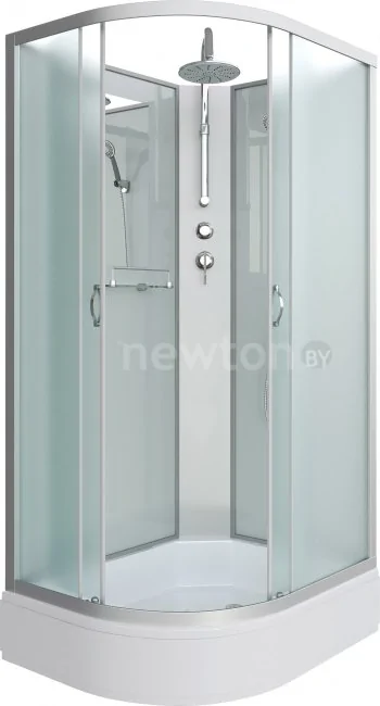 Душевая кабина Niagara NG-33084-14RBKT 100x80 (матовое стекло)